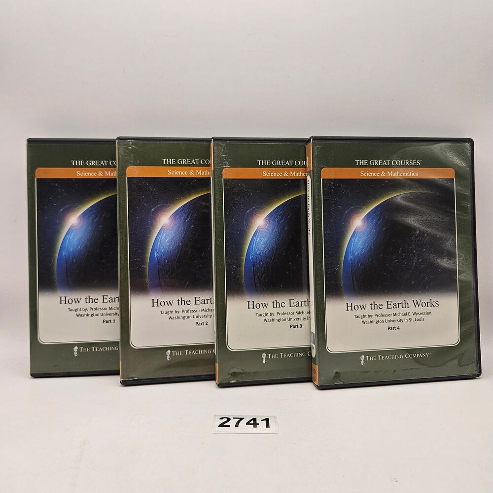 THE GREAT COURSES: HOW THE EARTH WORKS PT1-4 DVD